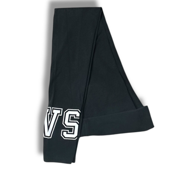 Y2K Victorias Secret Leggings 2 Pair Fold Over Graphic Print Womens Size M Long - Picture 9 of 16